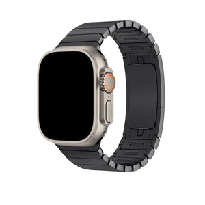 Apple Watch Uyumlu Bilezik Loop Kordon Siyah  bikordon