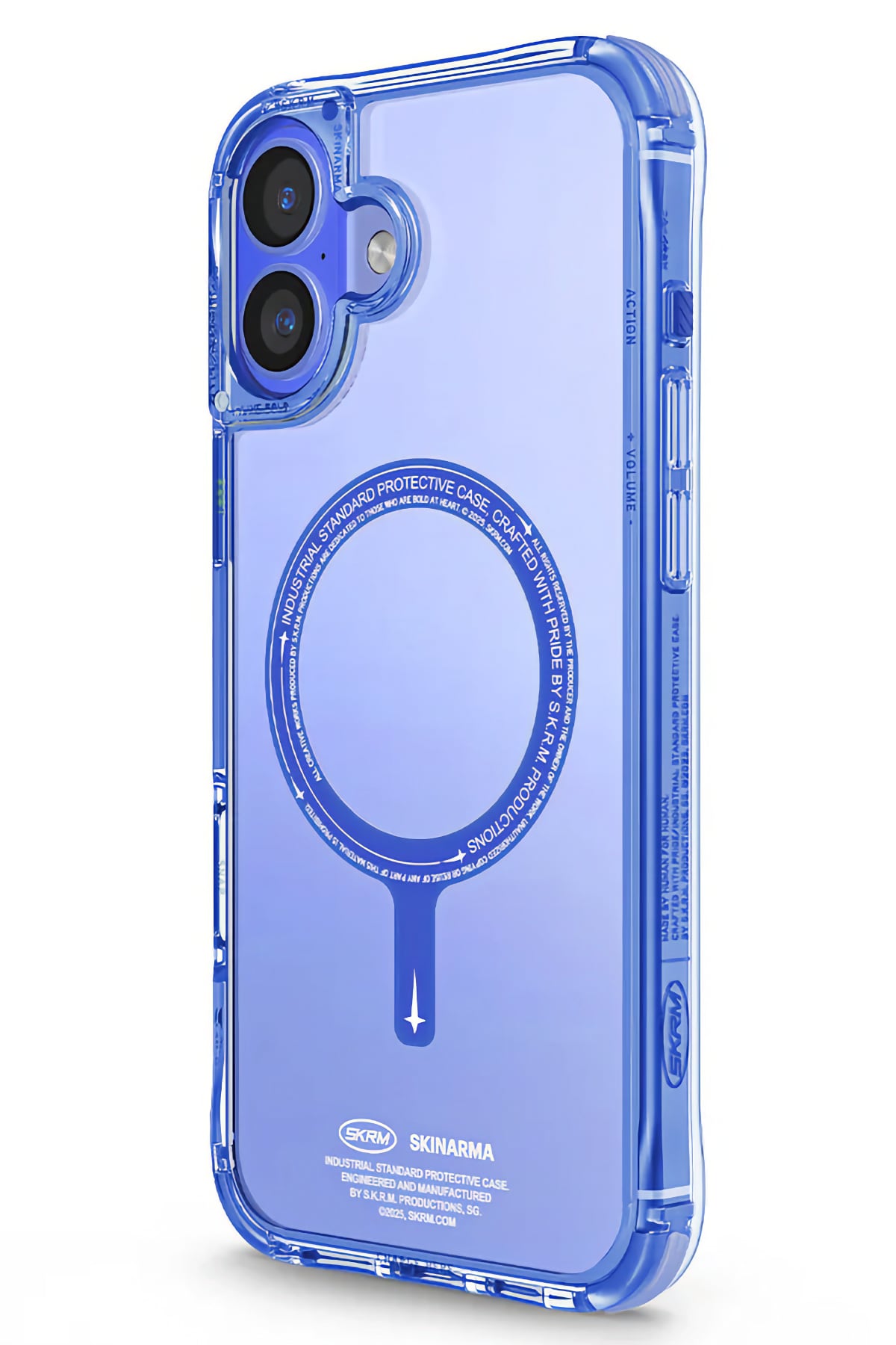 Skinarma Saido iPhone 16 Plus Magsafe Uyumlu Kılıf Mavi  SkinArma