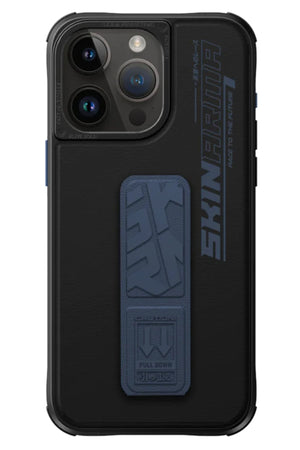 SkinArma Slate iPhone 15 Pro Uyumlu Standlı Kılıf Mavi  SkinArma