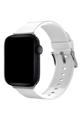 Apple Watch Compatible Silicone Sport Band Black 