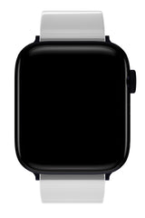 Apple Watch Compatible Silicone Sport Band Black 