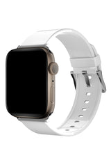 Apple Watch Compatible Silicone Sport Band Black 