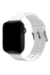 Apple Watch Compatible Silicone Sport Band Black 