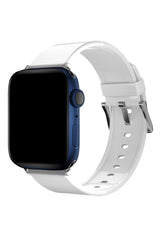 Apple Watch Compatible Silicone Sport Band Black 