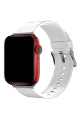 Apple Watch Compatible Silicone Sport Band Black 
