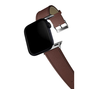 Apple Watch Uyumlu Saffiano Deri Kordon Solana  bikordon