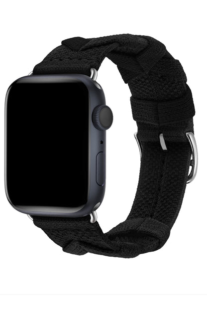 Apple Watch Uyumlu Basic Loop Örme Kordon Sooty  bikordon