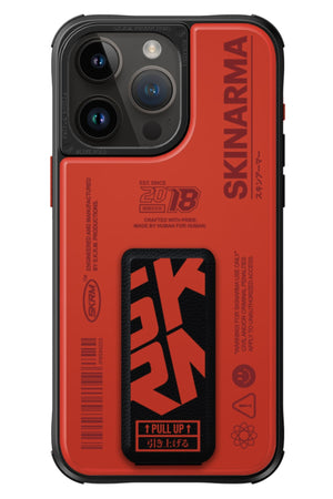 SkinArma Spunk iPhone 15 Pro Uyumlu Standlı Kılıf Turuncu  SkinArma
