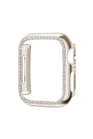 Apple Watch Uyumlu Bumper Parlak Taşlı Kasa Starlight