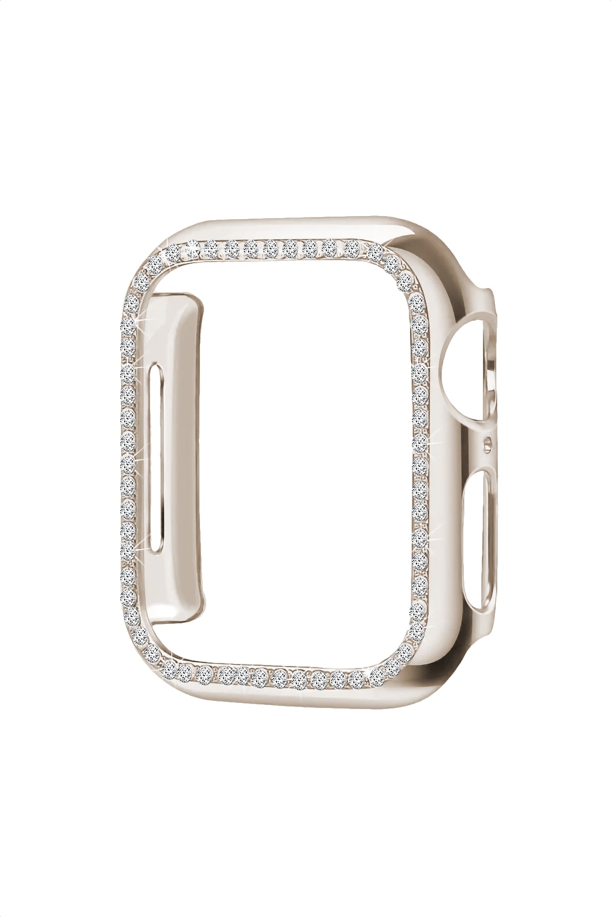 Apple Watch Uyumlu Bumper Parlak Taşlı Kasa Starlight  bikordon