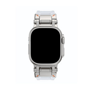 Apple Watch Uyumlu Defense Loop Silikon Kordon Starlight Clear  bikordon