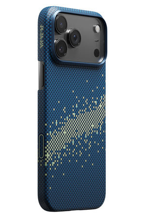 Starpeak iPhone 17 Pro Max MagSafe Uyumlu Aramid Fiber Kılıf Milky Way Galaxy Pitaka