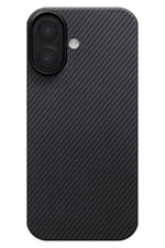 Tactile Woven iPhone 17 MagSafe Uyumlu Kılıf Black Gray Pitaka