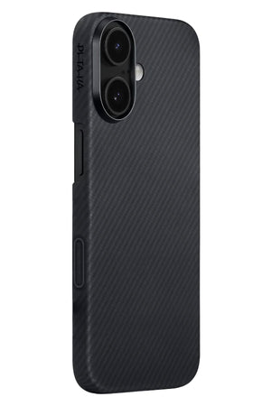 Tactile Woven iPhone 17 MagSafe Uyumlu Kılıf Black Gray Pitaka