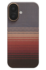 Tactile Woven iPhone 17 MagSafe Uyumlu Kılıf Sunset Pitaka