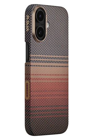 Tactile Woven iPhone 17 MagSafe Uyumlu Kılıf Sunset Pitaka