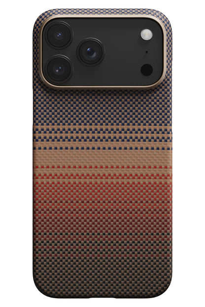 Tactile Woven iPhone 17 Pro Max MagSafe Uyumlu Kılıf Sunset Pitaka