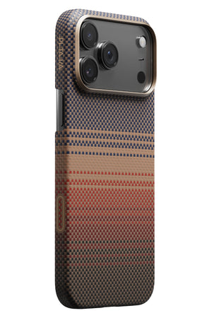 Tactile Woven iPhone 17 Pro Max MagSafe Uyumlu Kılıf Sunset Pitaka