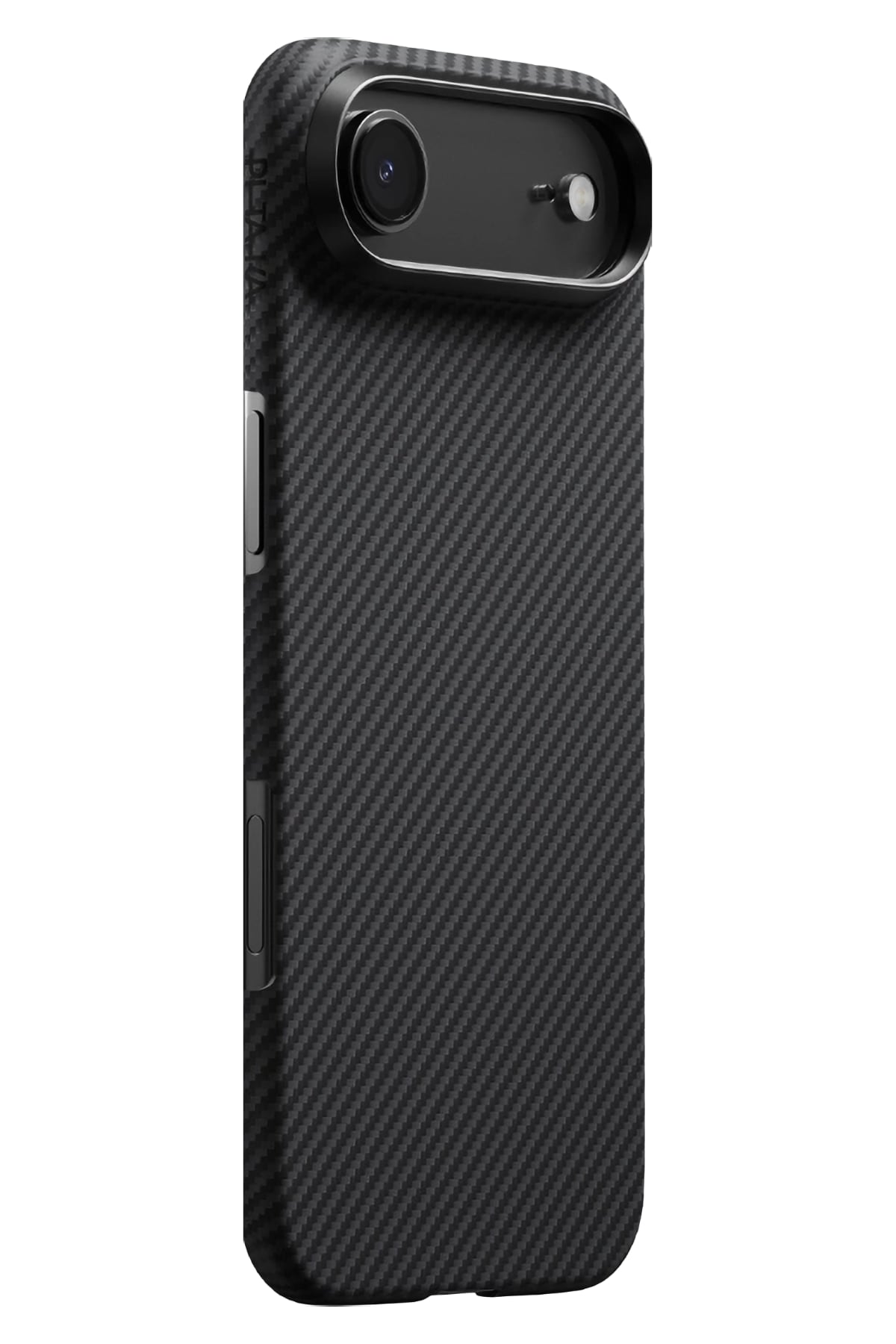 Tactile Woven iPhone 17 Air MagSafe Uyumlu 1500D Aramid Fiber Kılıf Black-Gray Twill Pitaka