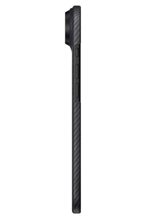 Tactile Woven iPhone 17 Air MagSafe Uyumlu 1500D Aramid Fiber Kılıf Black-Gray Twill Pitaka
