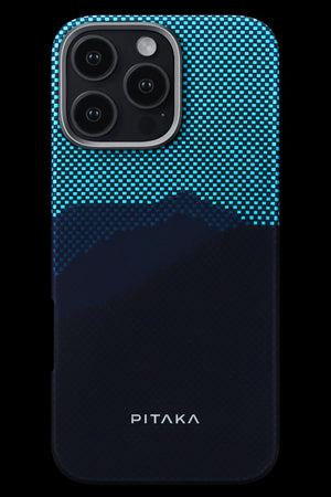 Pitaka Tactile Woven Lumintex iPhone 16 Pro MagSafe Uyumlu Kılıf Over The Horizon Pitaka