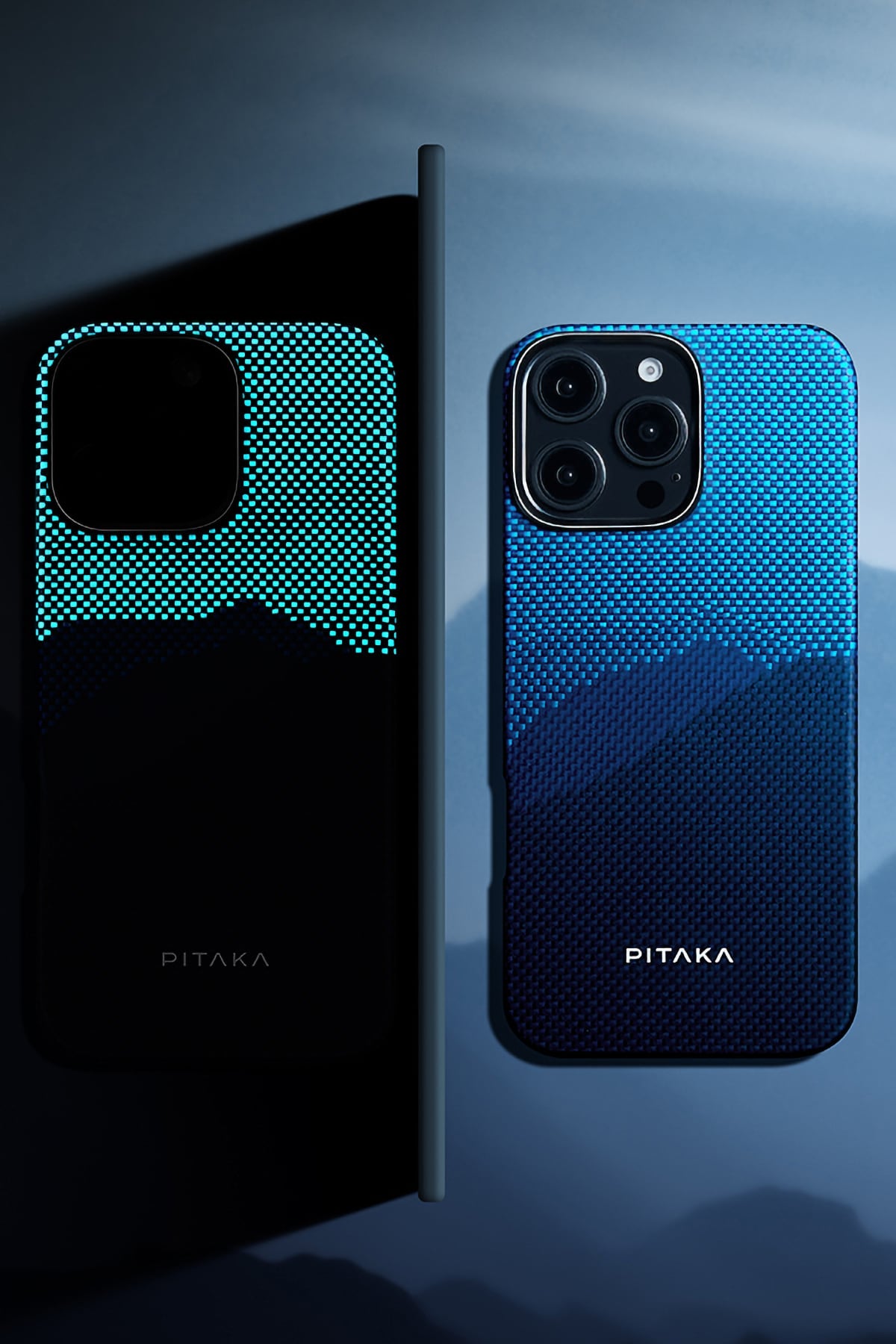 Pitaka Tactile Woven Lumintex iPhone 16 Pro Max MagSafe Uyumlu Kılıf Over The Horizon Pitaka