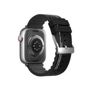 Apple Watch Uyumlu SkinArma Taihi Sora Silikon Kordon Siyah  SkinArma