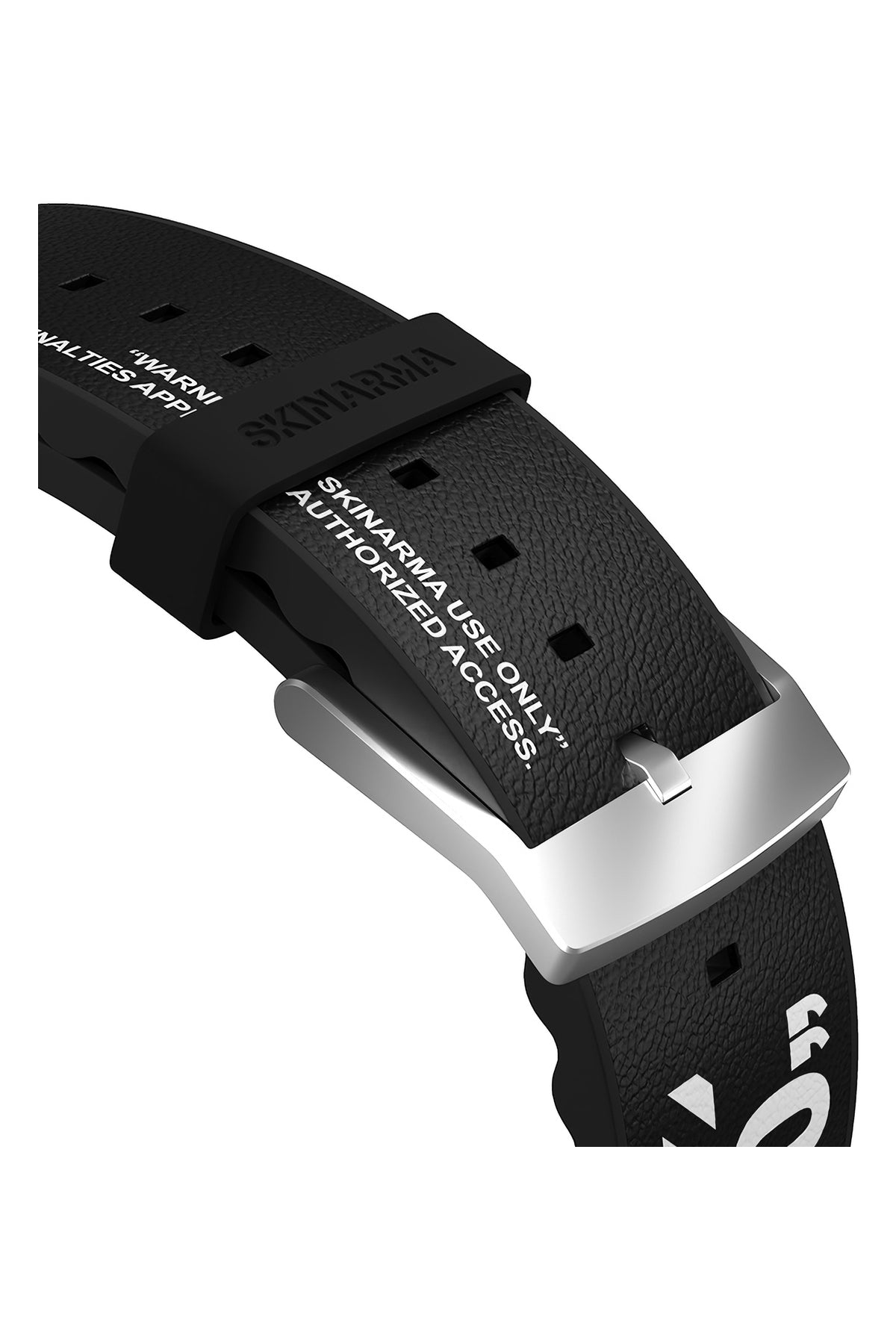 Apple Watch Uyumlu SkinArma Taihi Sora Silikon Kordon Siyah  SkinArma