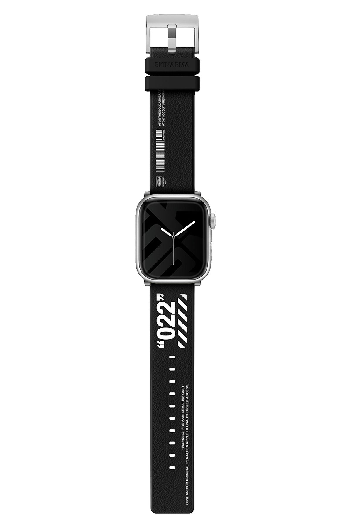 Apple Watch Uyumlu SkinArma Taihi Sora Silikon Kordon Siyah  SkinArma