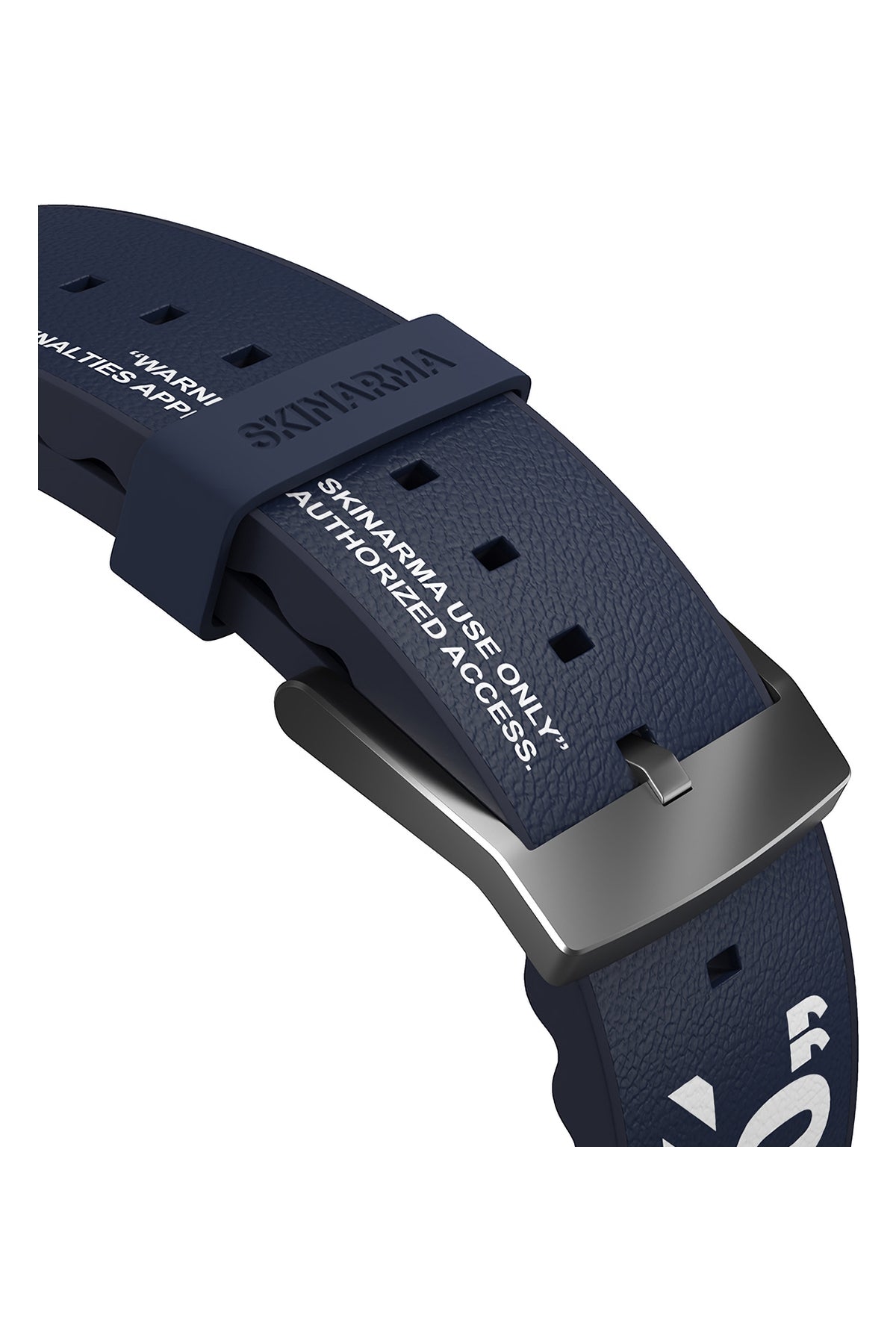 Apple Watch Uyumlu SkinArma Taihi Sora Silikon Kordon Lacivert  SkinArma