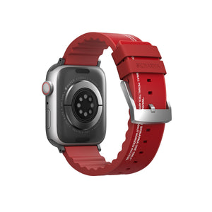 Apple Watch Uyumlu SkinArma Taihi Sora Silikon Kordon Kırmızı  SkinArma