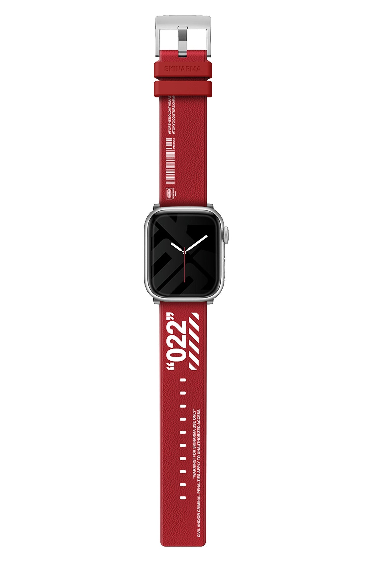 Apple Watch Uyumlu SkinArma Taihi Sora Silikon Kordon Kırmızı  SkinArma