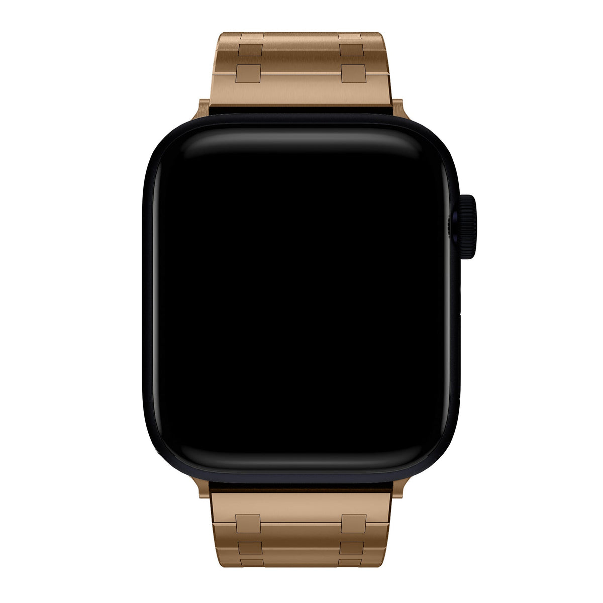 Apple Watch Uyumlu Royal Edition Çelik Kordon Tearose  bikordon