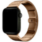 Apple Watch Uyumlu Royal Edition Çelik Kordon Tearose  bikordon