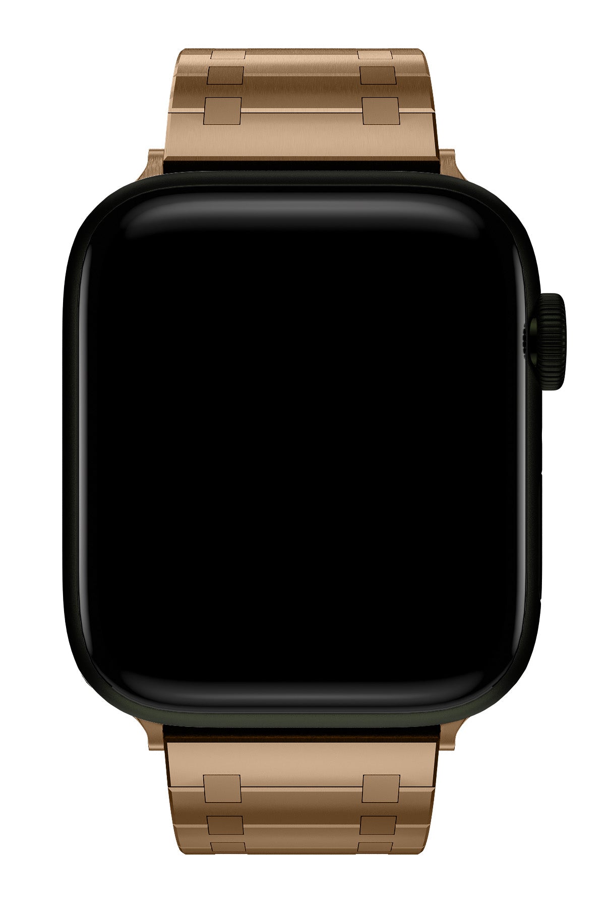 Apple Watch Uyumlu Royal Edition Çelik Kordon Tearose  bikordon