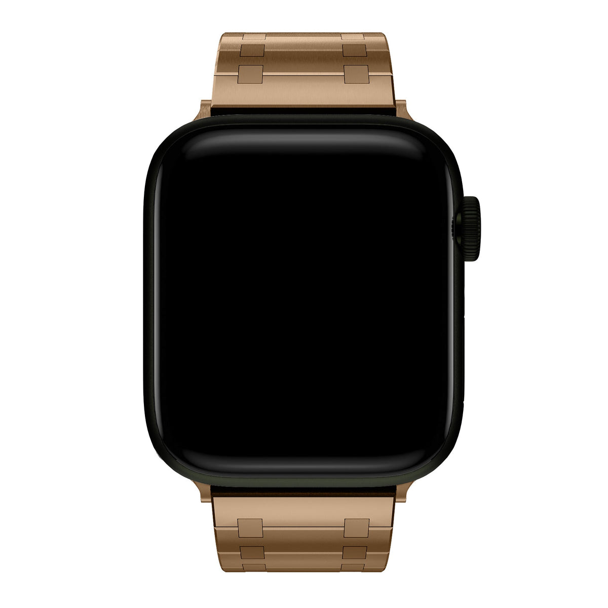 Apple Watch Uyumlu Royal Edition Çelik Kordon Tearose  bikordon