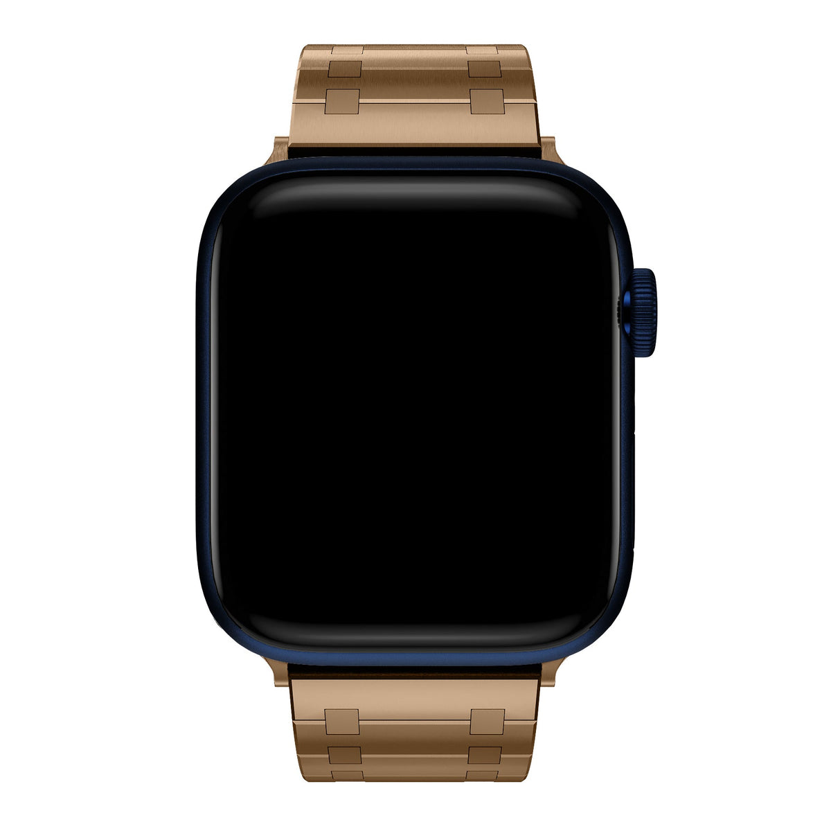 Apple Watch Uyumlu Royal Edition Çelik Kordon Tearose  bikordon