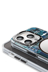Youngkit Technology iPhone 15 Pro Magsafe Uyumlu Mavi Kılıf
