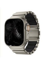 TitaFlex Apple Watch Ultra Uyumlu Titanyum Kordon Drax Bikordon