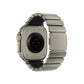 TitaFlex Apple Watch Ultra Uyumlu Titanyum Kordon Drax Bikordon