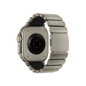 TitaFlex Apple Watch Ultra Uyumlu Titanyum Kordon Drax Bikordon