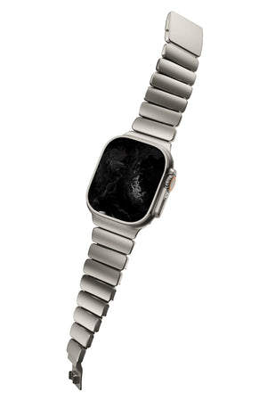 TitaFlex Apple Watch Ultra Uyumlu Titanyum Kordon Drax Bikordon