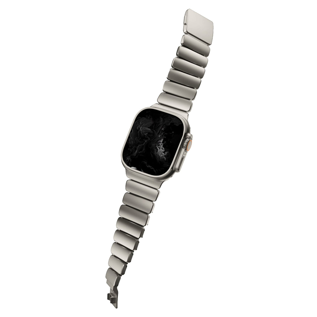 TitaFlex Apple Watch Ultra Uyumlu Titanyum Kordon Drax Bikordon