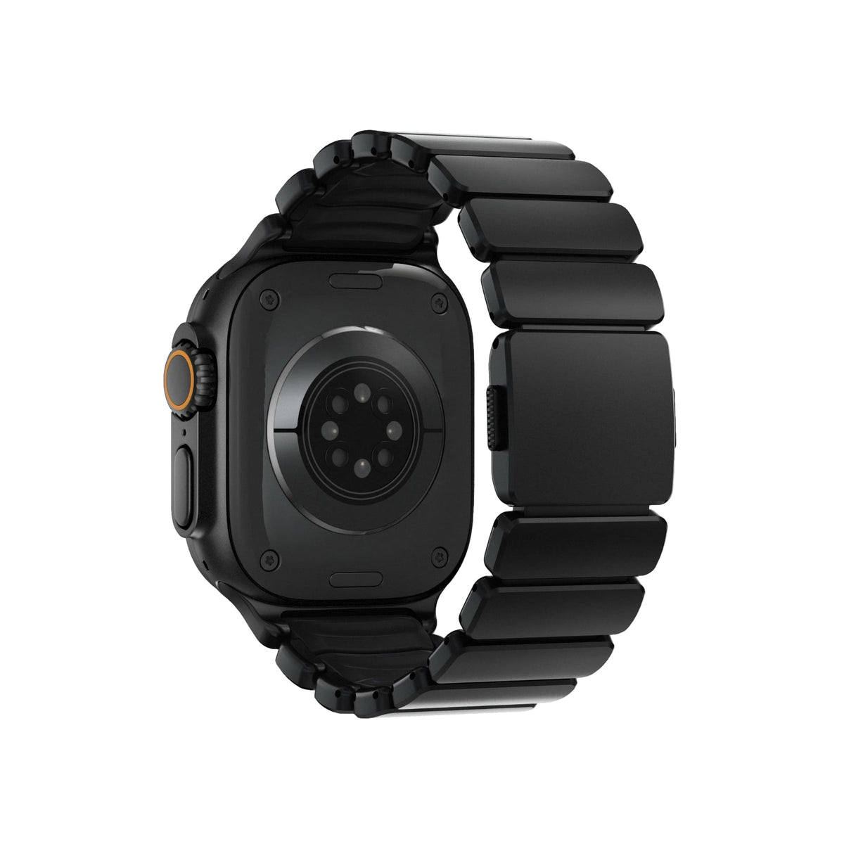 TitaFlex Apple Watch Ultra Uyumlu Titanyum Kordon Obsid Bikordon