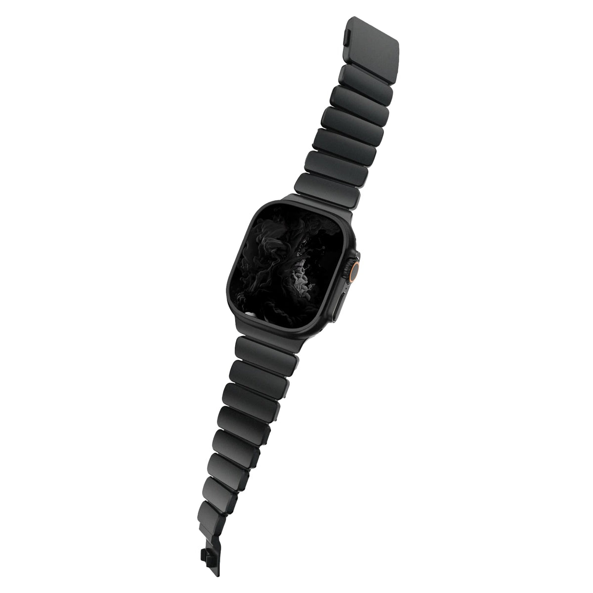 TitaFlex Apple Watch Ultra Uyumlu Titanyum Kordon Obsid Bikordon