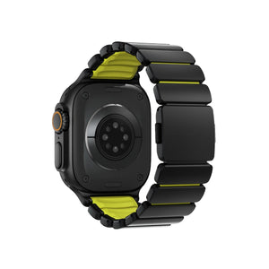 TitaFlex Apple Watch Ultra Uyumlu Titanyum Kordon Shock Bikordon