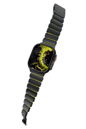 TitaFlex Apple Watch Ultra Uyumlu Titanyum Kordon Shock Bikordon
