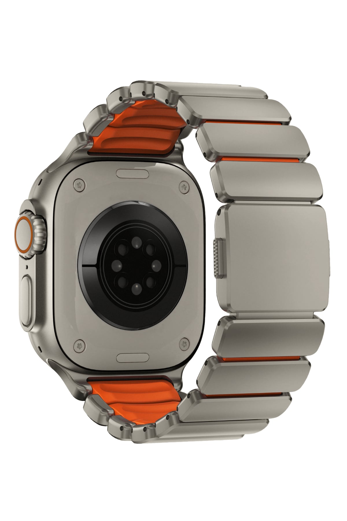 TitaFlex Apple Watch Ultra Uyumlu Titanyum Kordon Spark Bikordon