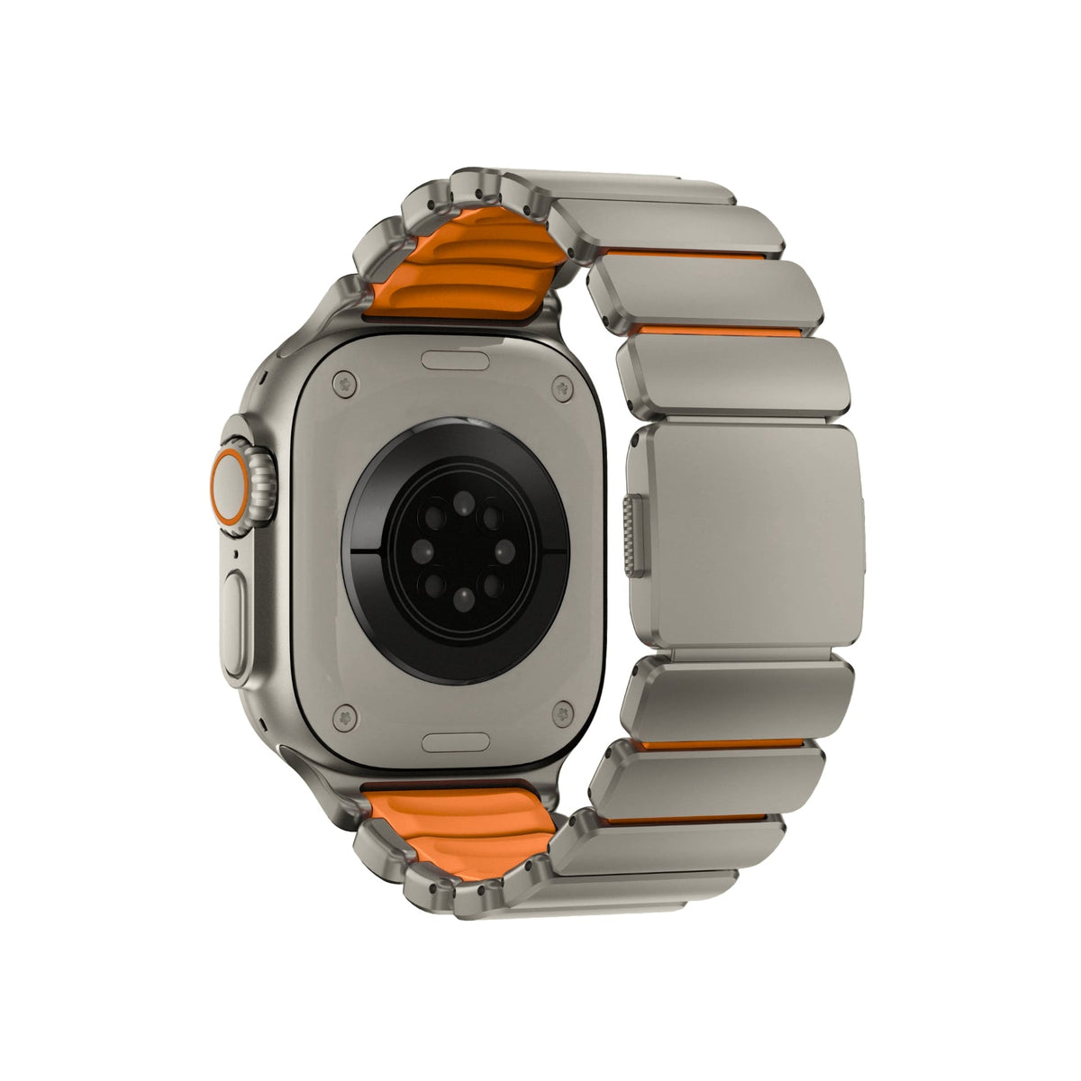 TitaFlex Apple Watch Ultra Uyumlu Titanyum Kordon Spark Bikordon