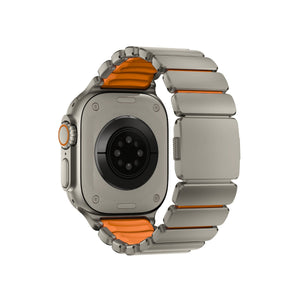 TitaFlex Apple Watch Ultra Uyumlu Titanyum Kordon Spark Bikordon